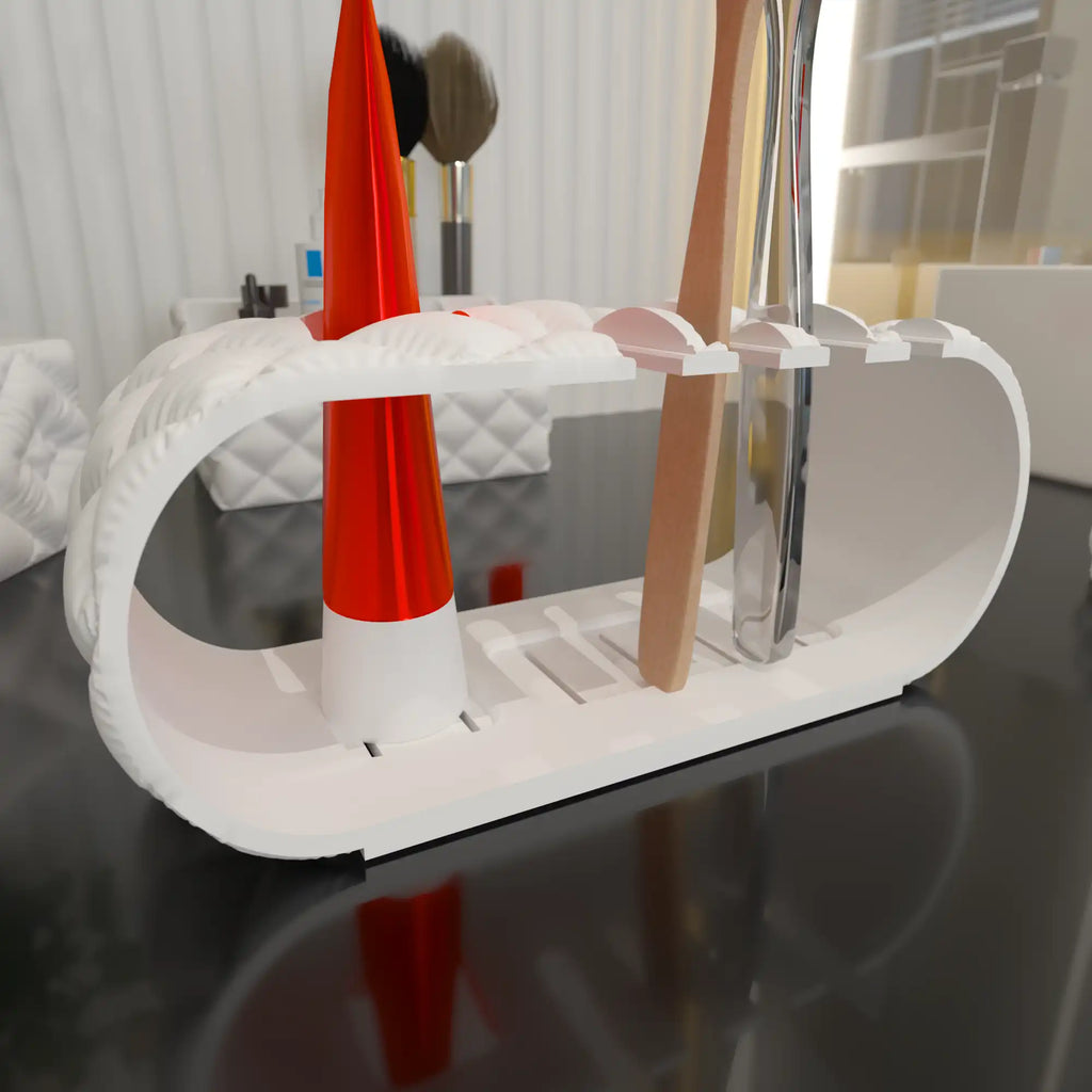 PuffyBrush – Porta Cepillos de Dientes Acolchado