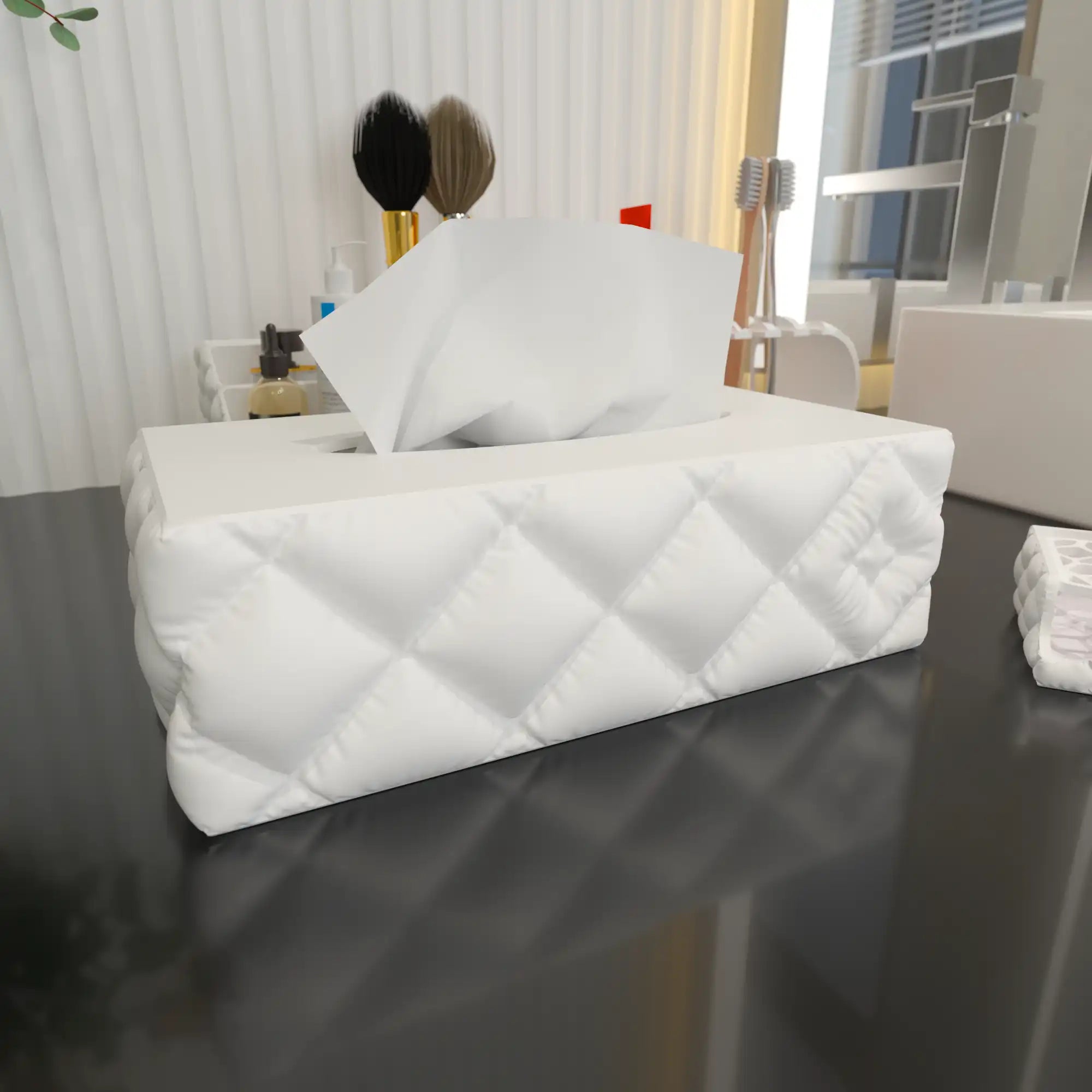 PuffyTissue – Caja para Pañuelos con Diseño Acolchado