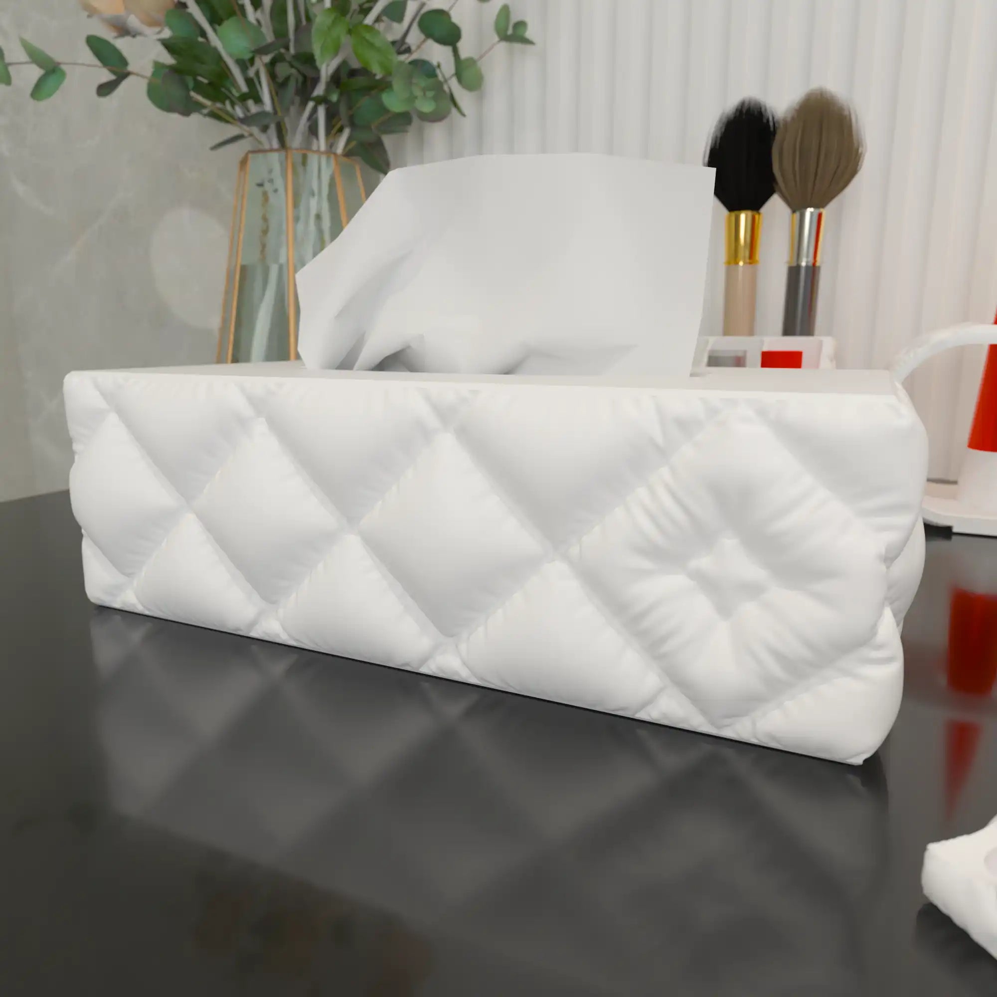 PuffyTissue – Caja para Pañuelos con Diseño Acolchado